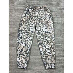 Buc ees Joggers Girls Youth Large YL Multicolor Floral Animal Print Pull On